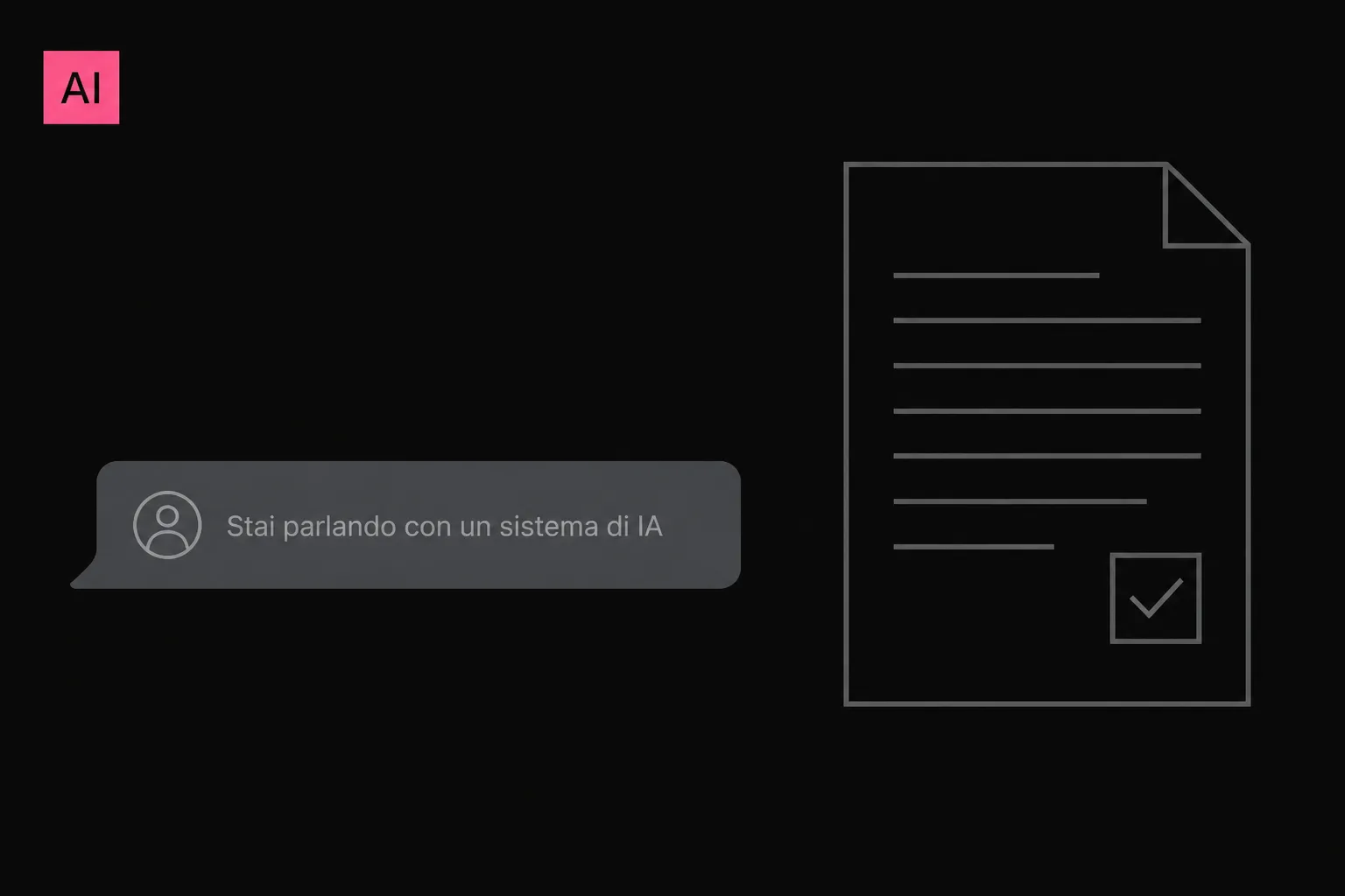 AI Act articolo 50: chatbot e contenuti AI, obblighi di trasparenza dal 2 agosto 2026